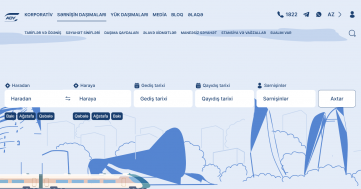 Azərbaycan Dəmir Yolları yenilənmiş istifadəçi yönümlü korporativ veb-saytını təqdim edib